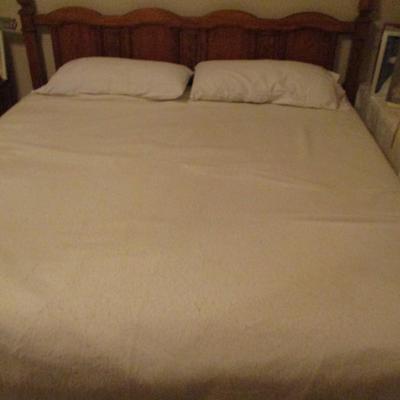 King Sized Bed--Headboard and Frame