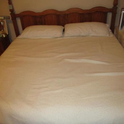 King Sized Bed--Headboard and Frame