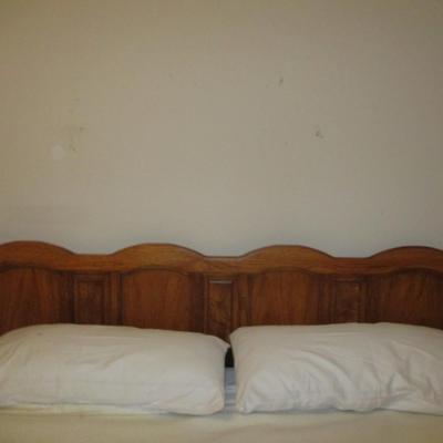 King Sized Bed--Headboard and Frame