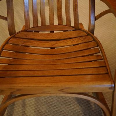 AMISH CRAFTED HICKORY BENT ROCKER