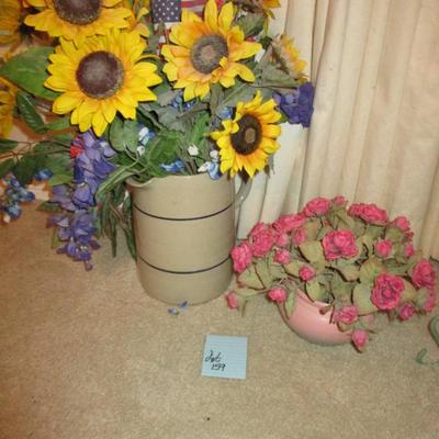 Marshall Potter Pitcher and small /Vase