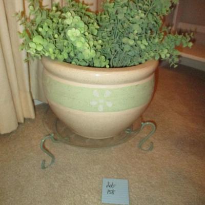 Large Planter and Stand
