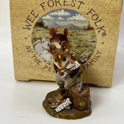 Wee Forest Folk Woody Wood Mouse M-2443