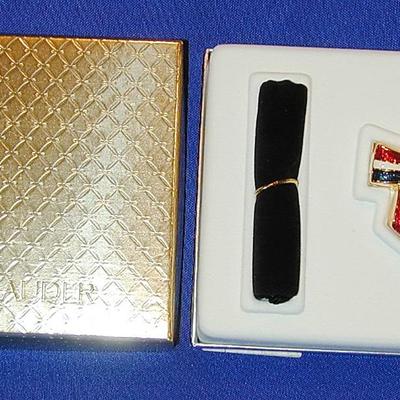Estee Lauder Beautiful Glorious Bow Solid Perfume Compact Lot 30