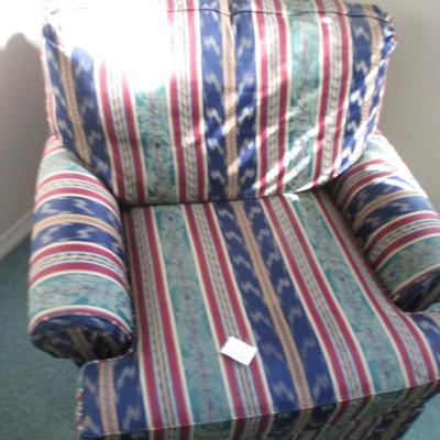 Striped Armchair