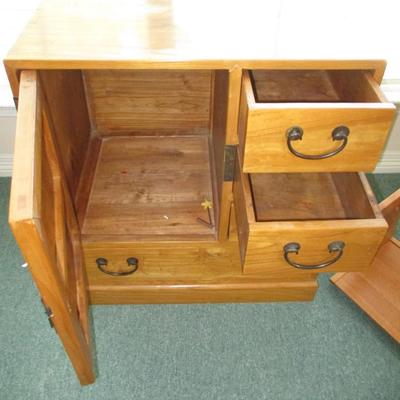 Pine Cabinet & Wall shelf