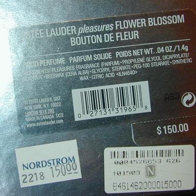 Estee Lauder Pleasures Flower Blossom Solid Perfume Compact Lot 37
