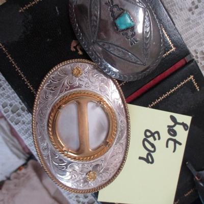 2 Belt Buckles
