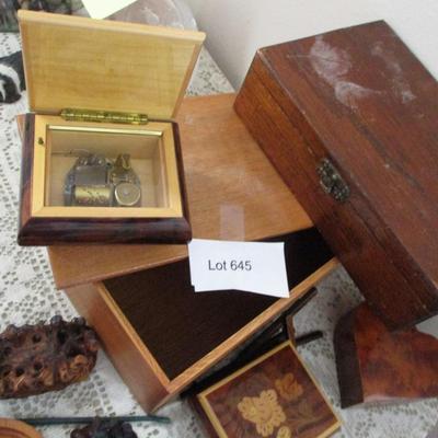 Wooden Music Boxes/Keepsake boxes