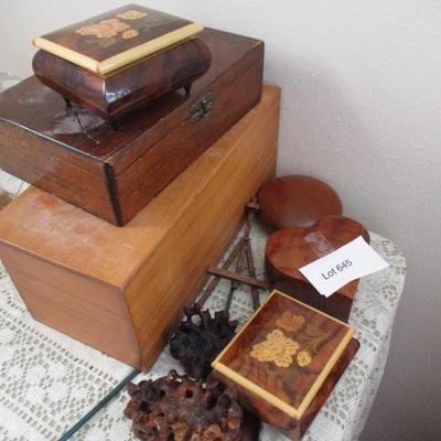 Wooden Music Boxes/Keepsake boxes