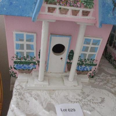 Hand Painted Bird House