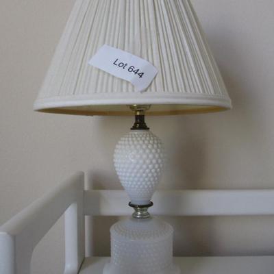 Hobnail Lamp