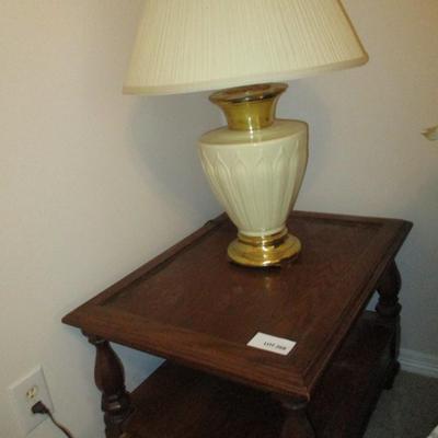 End Table and Lamp