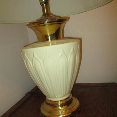 End Table and Lamp