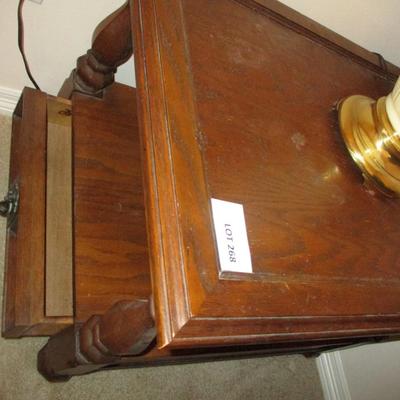End Table and Lamp