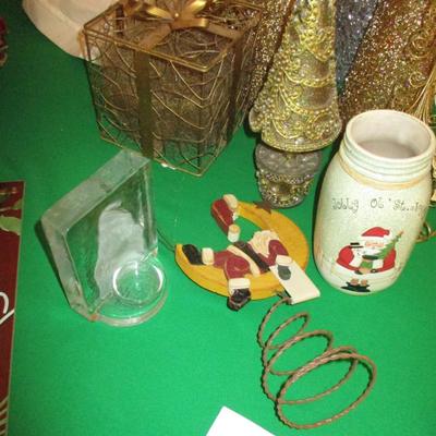 Christmas Decor-Decorated Basket