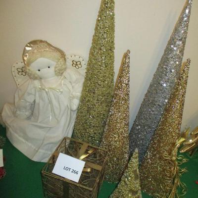 Christmas Decor-Decorated Basket