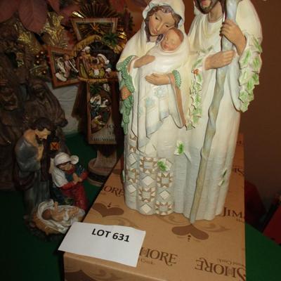 Jim Shore Figurine, Artificial Flower Arrangement