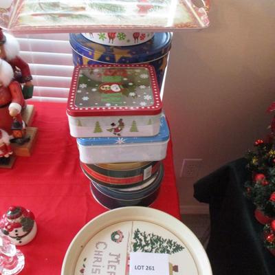 Holiday Tins/Platters