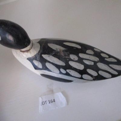 Black & White Duck Decoy