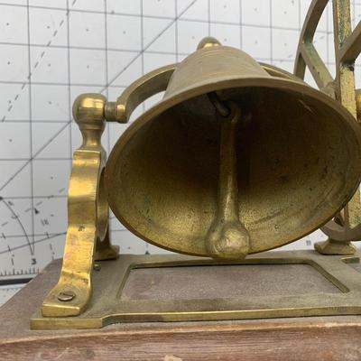 #16 Brass Bell On Stand
