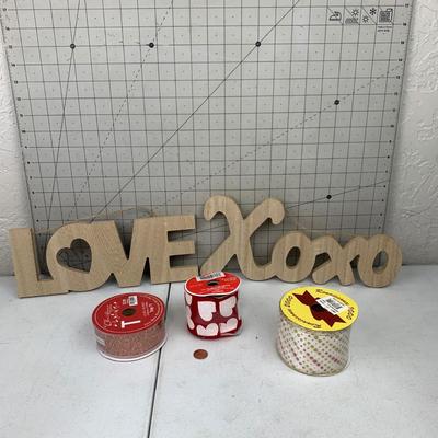 #28 Love & Xoxo Ribbon Crafting Blocks