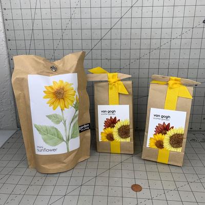 #187 Mini Sunflowers & Van Gogh Scatter Garden Bags