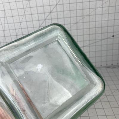 #219 Large Glass Jar- No Lid