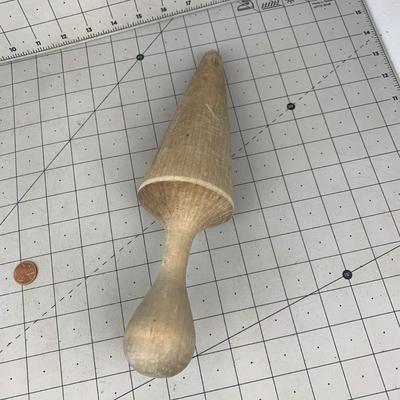 #236 Cone Shaped Wooden Pestel