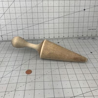 #236 Cone Shaped Wooden Pestel