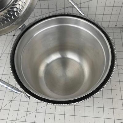 #240 Hand Wrought Aluminum Ice Bucket