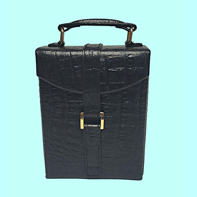 Wolf Design Folding Travel Jewelry Box