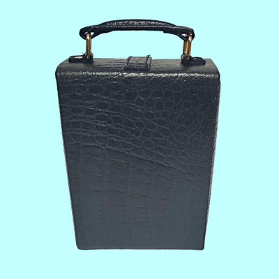 Wolf Design Folding Travel Jewelry Box