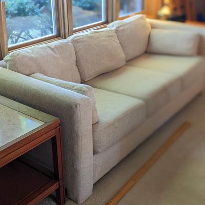 MCM Oatmeal Colored Century House Comfy Couch