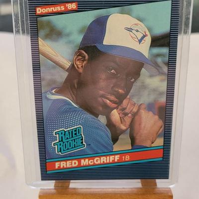Donruss 86 Fred McGriff Rated Rookie