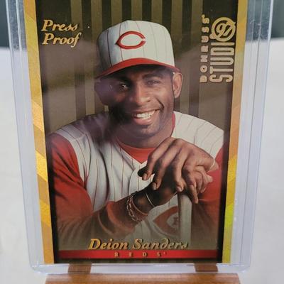 Press Proof Donruss Studio Deion Sanders