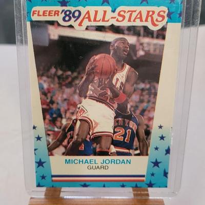 Fleer 89 All Stars Michael Jordan