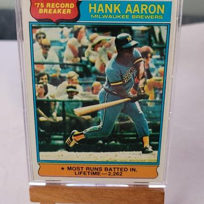 Topps Hank Aaron 75 Record Breaker