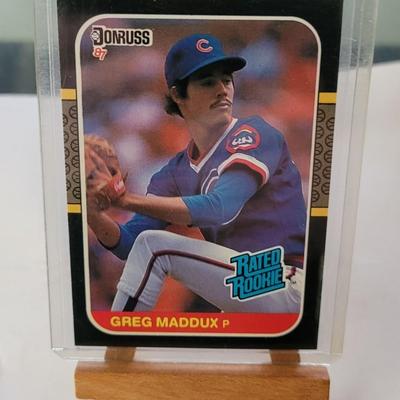 Donruss 87 Greg Maddux Rated Rookie