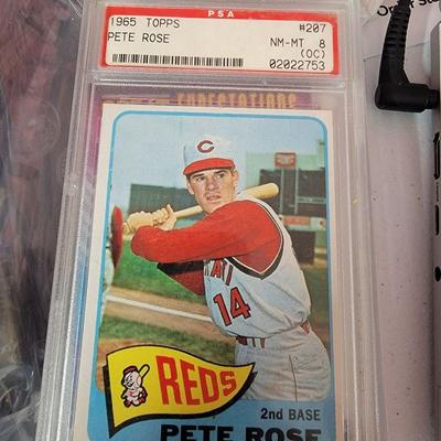 1965 Topps Pete Rose PSA 8