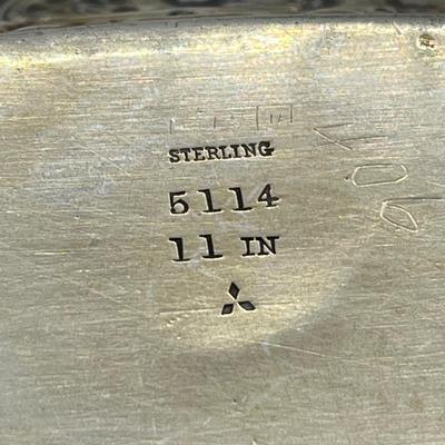 LOT 2: Vintage Long Oblong Sterling Silver Serving Dish - 175.2 gtw