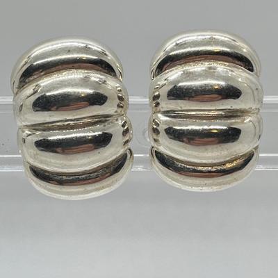 LOT 44: Four Pairs Vintage Sterling Silver Earrings
