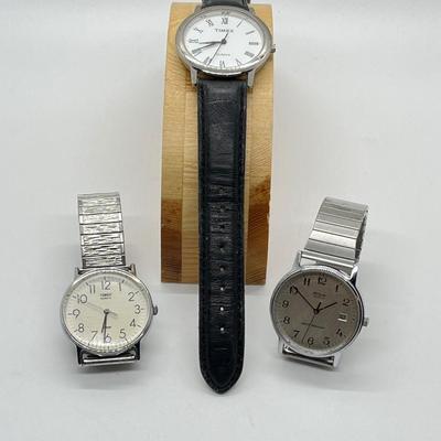 LOT 47: Three Men's Watches - Timex & Acura (Need Batteries)
