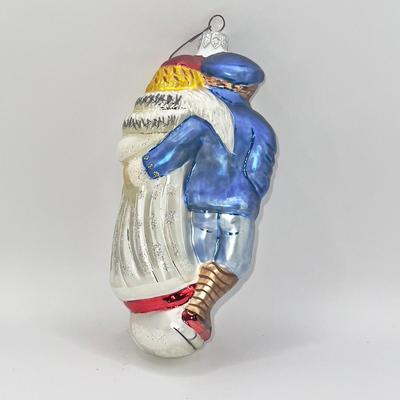 1247 Christopher Radko Skates Waltz Glass Ornament