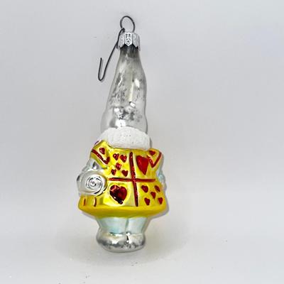 1249 Christopher Radko 1994 Alice in Wonderland He Queens Hare Glass Ornament