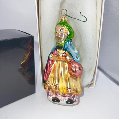 1254 Christopher Radko 1997 Little Golden Hood Glass Ornament