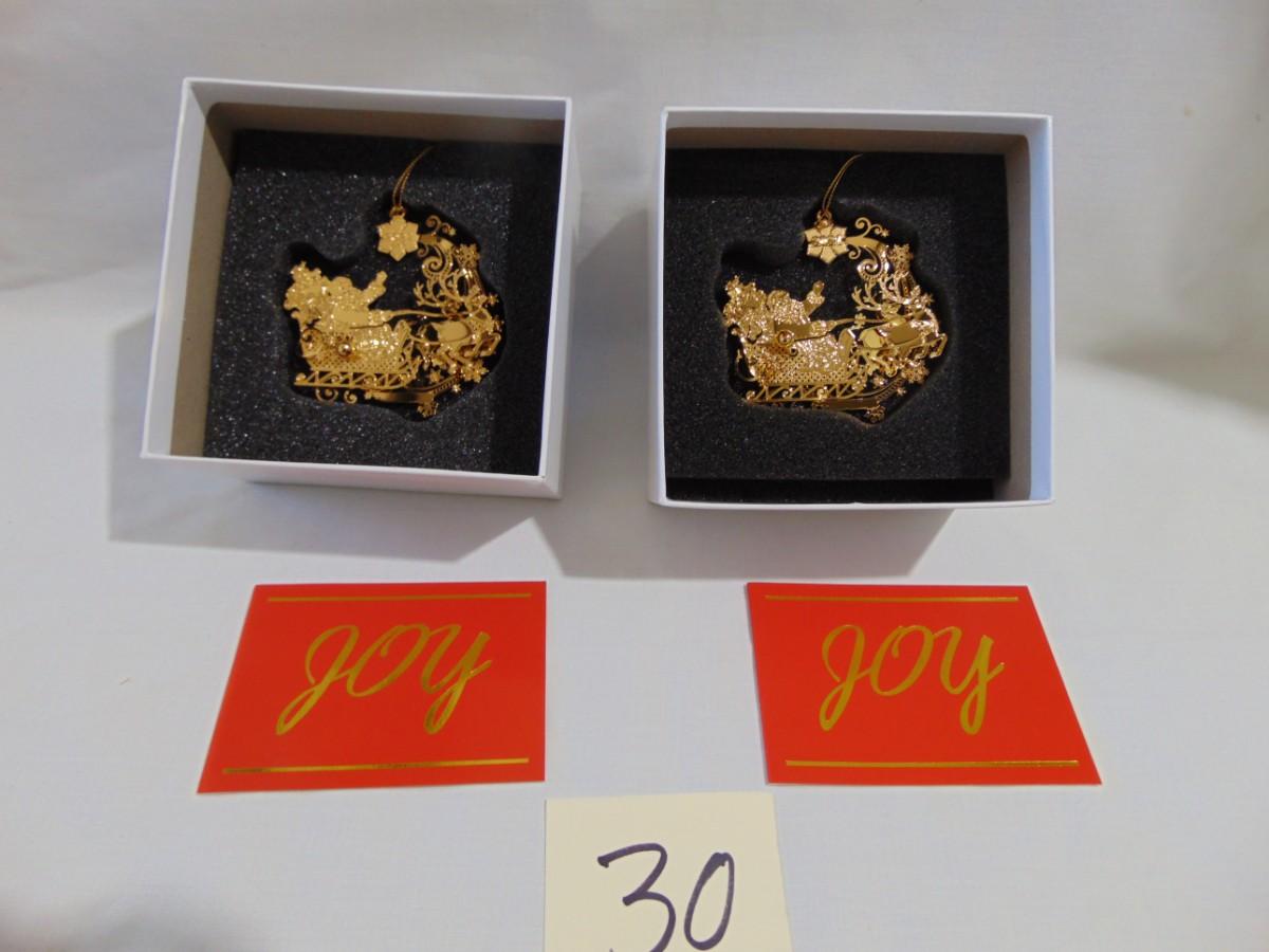 Item 30 Danbury Mint ornaments