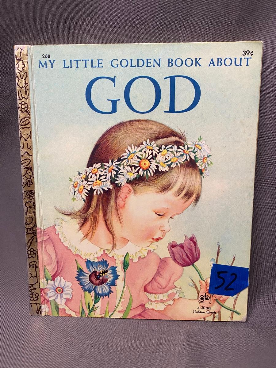 LOT 52: VINTAGE 1956 MY LITTLE GOLDEN BOOK ABOUT GOD - A LITTLE GOLDEN ...