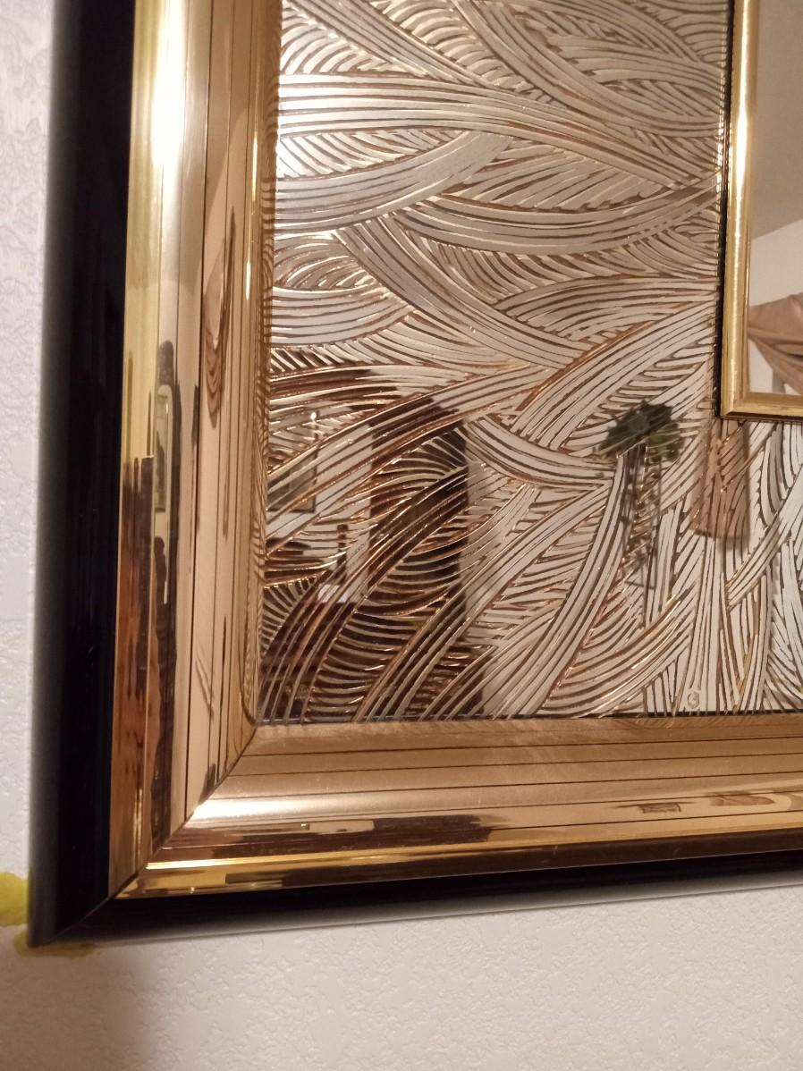 GOLD WALL MIRROR