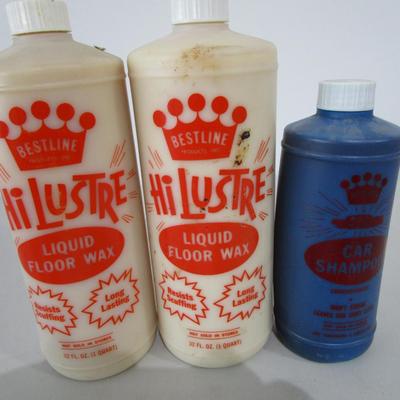 #6 Bestline  HiLuster liquid floor wax and car shampoo